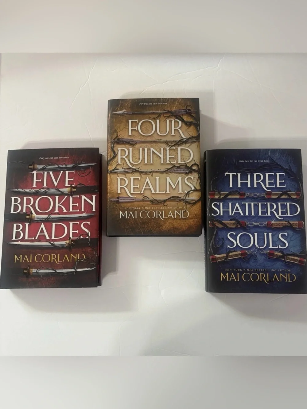 Complete Trilogy of Five Broken Blades Series 1-3 by Mai Corland Deluxe Edition